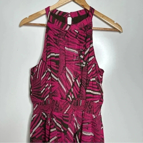 Maeve Anthropologie NWOT Kelli Halter Maxi Dress Size MP - Picture 4 of 12